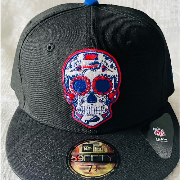 buffalo bills skull cap